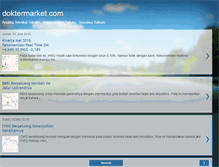 Tablet Screenshot of doktermarket.com